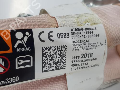 Left curtain airbag OPEL CROSSLAND X / CROSSLAND (P17, P2QO) 1.5 Turbo D (75) | BP15654815C11 