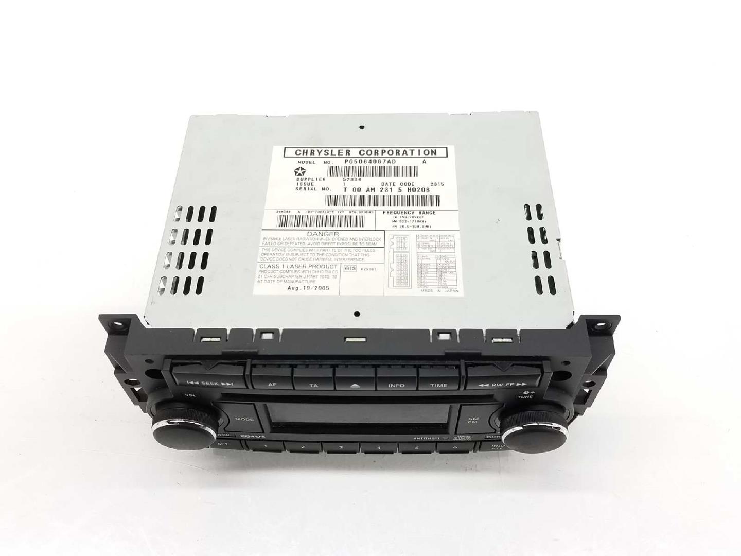 Autoradio JEEP GRAND CHEROKEE III WH WK 3 0 CRD 4x4 6988026 B Parts autoradio-jeep-grand-cherokee-iii-wh-wk-3-0-crd-4x4-6988026-b-parts