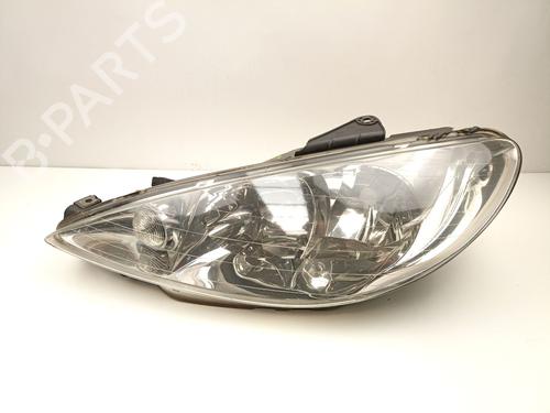 Used Left headlight PEUGEOT 206 Hatchback (2A/C) 1.4 i (75 hp) 17860215