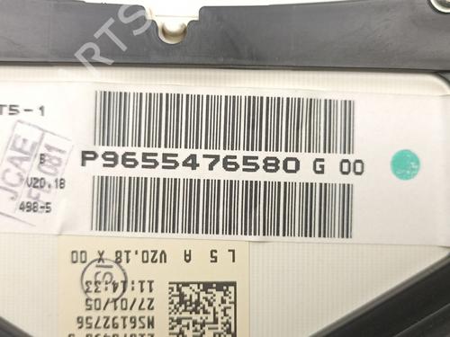 Instrument cluster PEUGEOT 307 SW (3H) 1.6 HDI 110 | BP16300913C47 