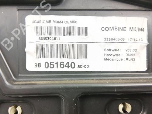 Instrument cluster CITROËN C-ELYSEE (DD_) 1.6 HDI 92 | BP30330187C47 