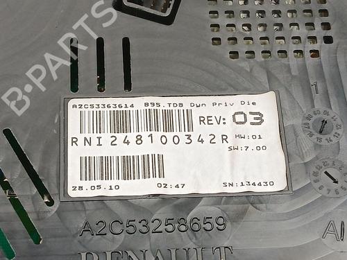 Instrument cluster RENAULT MEGANE CC (EZ0/1_) 1.5 dCi (EZ09, EZ1G, EZ0D, EZ14) | BP28328137C47 