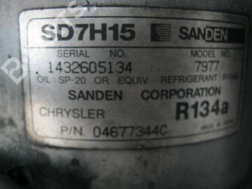 AC compressor CHRYSLER VOYAGER / GRAND VOYAGER III (GS_, NS_) 2.5 TD | BP12067633M34 