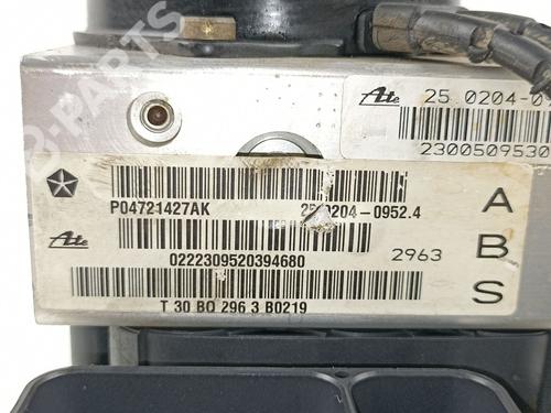 ABS pump CHRYSLER VOYAGER IV (RG, RS) 2.5 CRD | BP12173261M43 