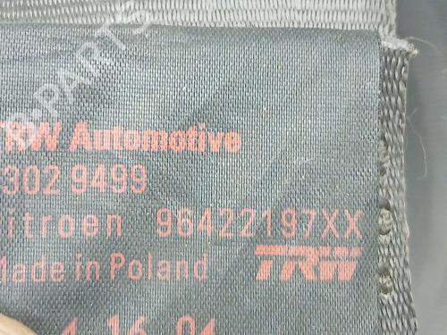 Front left seatbelt CITROËN C2 (JM_) 1.4 HDi | BP37196944I26  - Image 9