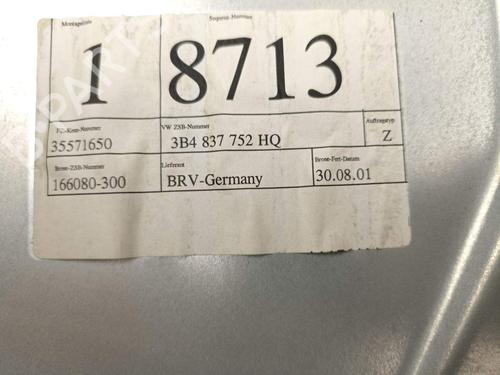 Front right window mechanism VW PASSAT B5.5 (3B3) 1.9 TDI | BP25722934C23 - Image 10