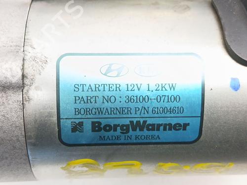 Startmotor HYUNDAI i10 III (AC3, AI3) 1.0 MPi | BP29887489M8 
