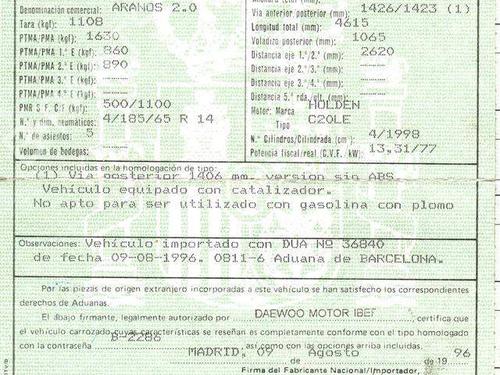 Venstre forlygte DAEWOO ARANOS 2.0 | BP9805145C28  - Image 5