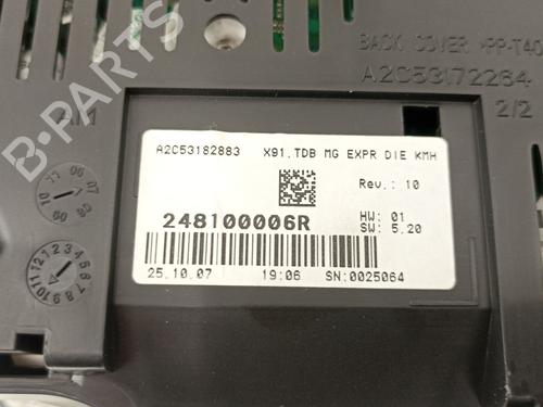 Instrument cluster RENAULT LAGUNA III (BT0/1) 2.0 dCi (BT01, BT08, BT09, BT0E, BT0K, BT12, BT1C, BT1D,... | BP19269046C47 