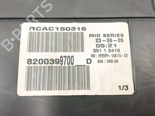 Instrument cluster RENAULT MEGANE II Saloon (LM0/1_) 1.9 dCi (LM0G, LM1G, LM2C) | BP28104271C47 