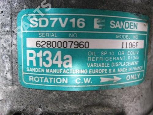 AC compressor PEUGEOT 306 (7B, N3, N5) 1.9 D | BP12098809M34 