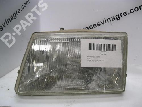 Used Left headlight PEUGEOT 309 II (3C, 3A) [1989-1993]  12067909
