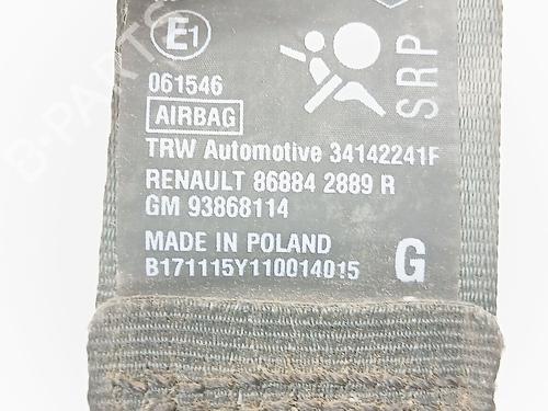 Front left seatbelt RENAULT TRAFIC III Van (FG_) 1.6 dCi 90 (FGME) | BP37069708I26  - Image 9