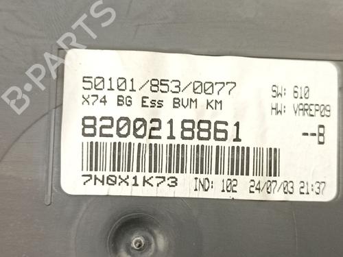 Instrument cluster RENAULT LAGUNA II (BG0/1_) 2.0 16V (BG00, BG0W, BG0K, BG0P) | BP18658749C47 