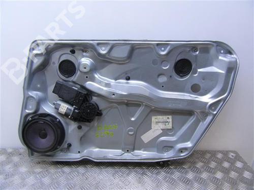 Front right window mechanism SKODA SUPERB I (3U4) 1.9 TDI (130 hp) 11110747