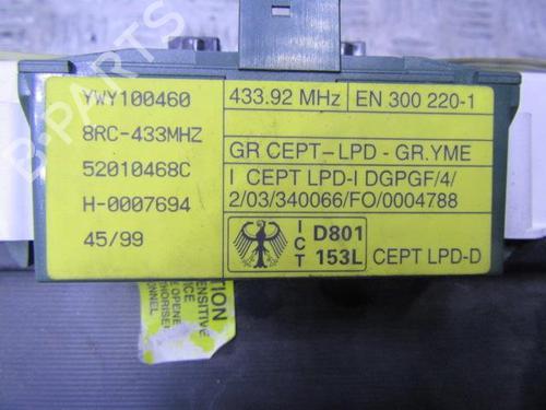 Instrument cluster LAND ROVER FREELANDER I Soft Top (L314) 2.0 DI 4x4 | BP20120741C47 