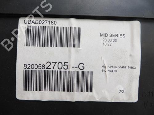 Instrument cluster RENAULT CLIO III (BR0/1, CR0/1) 1.5 dCi (BR17, CR17) | BP20117547C47 