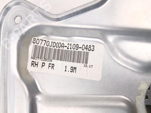 Front right window mechanism NISSAN QASHQAI I (J10, NJ10) 2.0 dCi All-wheel Drive | BP29512528C23 