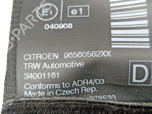 Front right seatbelt CITROËN C5 III (RD_) 2.0 HDi 140 (RDRHF8, RDRHFA, RDRHA8, RDRHAJ) | BP22737652I25 