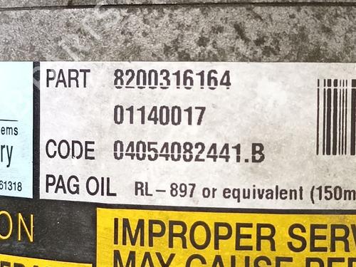 AC compressor RENAULT MEGANE II (BM0/1_, CM0/1_) 1.5 dCi (BM02, BM13, BM2A, CM02, CM13) | BP13577269M34 