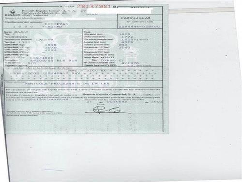 Electronic module RENAULT LAGUNA II (BG0/1_) 1.9 dCi (BG08, BG0G) | BP20117050M83 