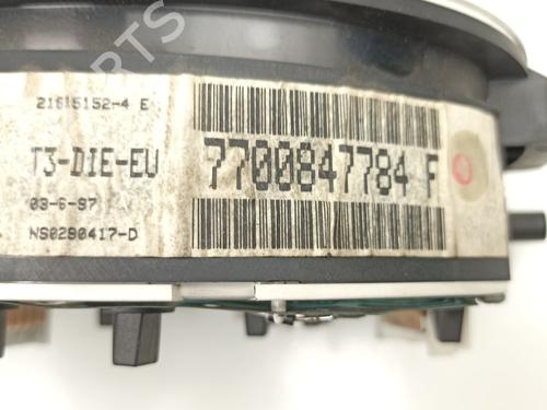 Instrument cluster RENAULT MEGANE I Classic (LA0/1_) 1.9 D (LA0A, LA0U, LA0R) | BP18952755C47 