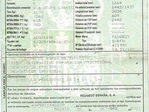 Servo brake PEUGEOT 206 CC (2D) 2.0 S16 | BP20119724M42 