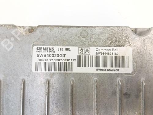 Electronic module PEUGEOT 307 (3A/C) 2.0 HDi 90 | BP36889403M83  - Image 5