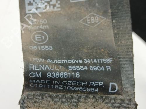 Front right seatbelt RENAULT TRAFIC III Van (FG_) 1.6 dCi 90 (FGME) | BP37069707I25 - Image 9