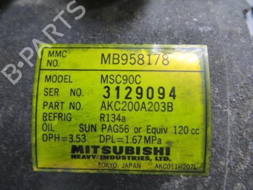 AC compressor MITSUBISHI CARISMA (DA_) 1.8 (DA2A) | BP11949063M34 