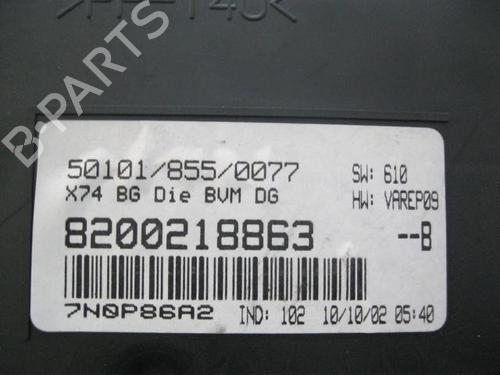 Instrument cluster RENAULT LAGUNA II (BG0/1_) 1.9 dCi (BG08, BG0G) | BP20117053C47 