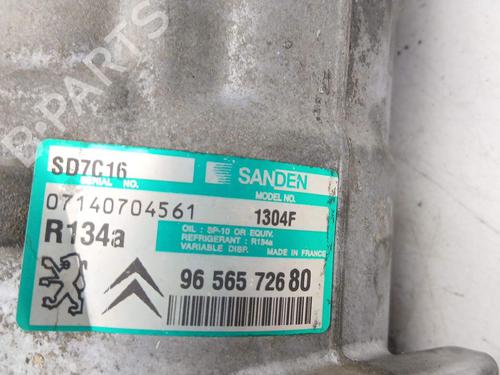 AC compressor CITROËN C5 II (RC_) 1.6 HDi (RC8HZB) | BP29332559M34 - Image 9