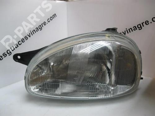 Used Left headlight OPEL CORSA B (S93) [1993-2009]  10364792