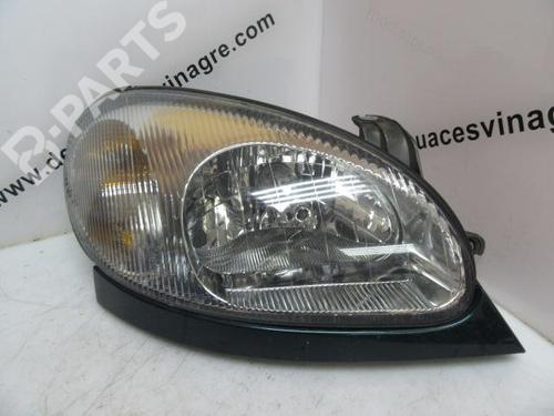 Used Right headlight DAEWOO LANOS (KLAT) 1.6 16V (106 hp) 11813007