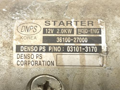 Starter HYUNDAI ELANTRA III Saloon (XD) 2.0 CRDi | BP13934173M8 