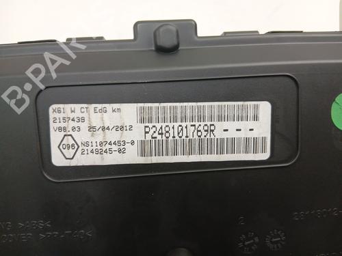Instrument cluster RENAULT KANGOO Express (FW0/1_) 1.5 dCi 75 (FW07, FW10, FW04) | BP37535793C47 - Image 9