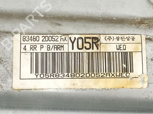 Rear right window mechanism HYUNDAI ELANTRA III Saloon (XD) 2.0 CRDi | BP12207137C25 