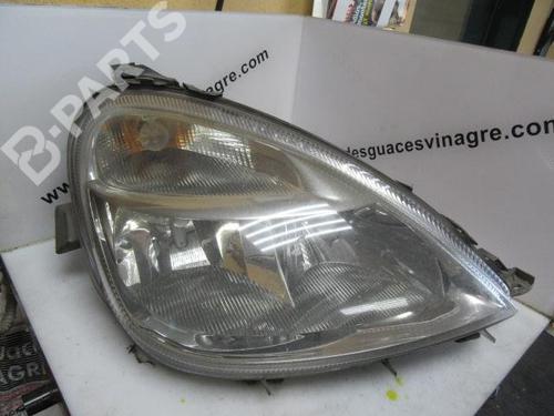 Used Right headlight MERCEDES-BENZ A-CLASS (W168) A 170 CDI (168.008) (90 hp) 11751260