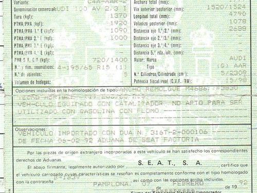 Rudehejsemekanisme ventre foran AUDI 100 C4 Avant (4A5) 2.3 E | BP20119044C22 