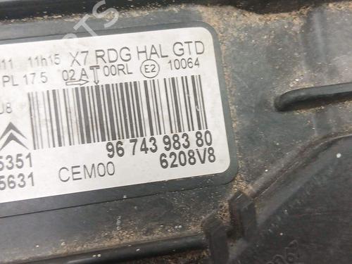 Left headlight CITROËN C5 III (RD_) 1.6 HDi 110 (RD9HL0, RD9HR8, RD9HRA) | BP39466556C28 - Image 8