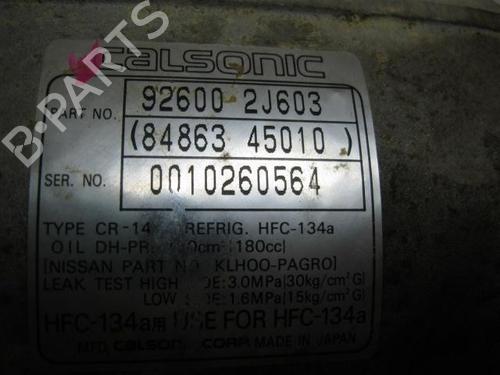 AC compressor NISSAN PRIMERA Hatchback (P11) 2.0 TD | BP12001668M34 