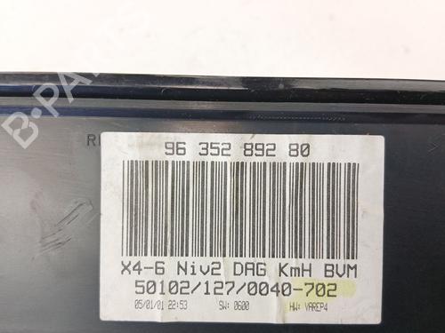 Instrument cluster CITROËN C5 I (DC_) 2.0 HDi (DCRHZB, DCRHZE) | BP27278463C47 