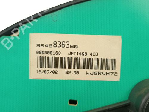 Instrument cluster PEUGEOT 206 Hatchback (2A/C) 1.9 D | BP18963788C47 