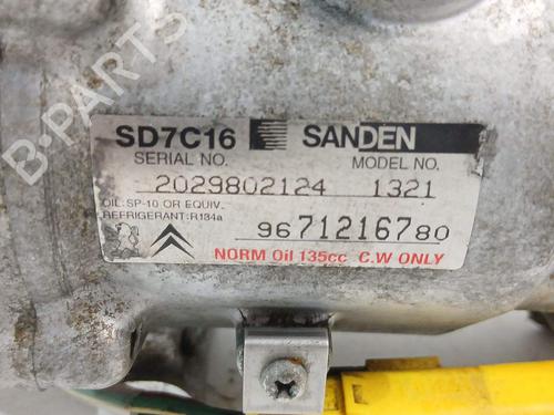 AC compressor CITROËN C5 III (RD_) 1.6 HDi 110 (RD9HL0, RD9HR8, RD9HRA) | BP39684116M34 - Image 7