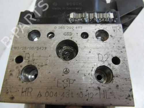 ABS pump MERCEDES-BENZ A-CLASS (W168) A 170 CDI (168.009, 168.109) | BP20117943M43