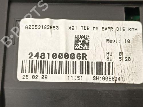 Instrument cluster RENAULT LAGUNA III (BT0/1) 2.0 dCi (BT01, BT08, BT09, BT0E, BT0K, BT12, BT1C, BT1D,... | BP17332319C47 