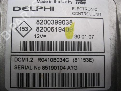 Electronic module RENAULT CLIO III (BR0/1, CR0/1) 1.5 dCi (BR17, CR17) | BP20121332M83 