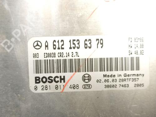 Elektronisk modul MERCEDES-BENZ M-CLASS (W163) ML 270 CDI (163.113) | BP24114921M83