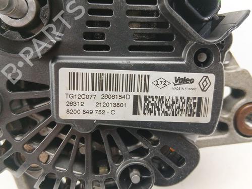 Alternator RENAULT MEGANE III Hatchback (BZ0/1_, B3_) 1.2 TCe (BZ2B, BZ11) | BP30972496M7