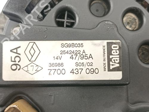 Alternator RENAULT CLIO II (BB_, CB_) 1.2 16V (BB05, BB0W, BB11, BB27, BB2T, BB2U, BB2V, CB05,... | BP18530327M7 